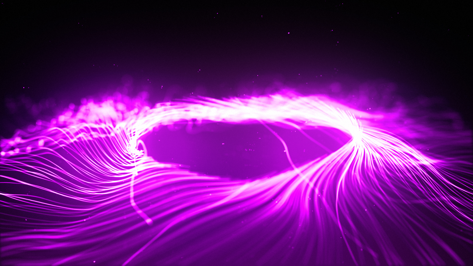 炫酷紫色抽象粒子光圈视频背景视频的预览图