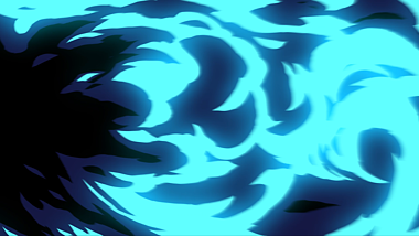 超级霸气实用MG动画蓝火特效转场视频的预览图