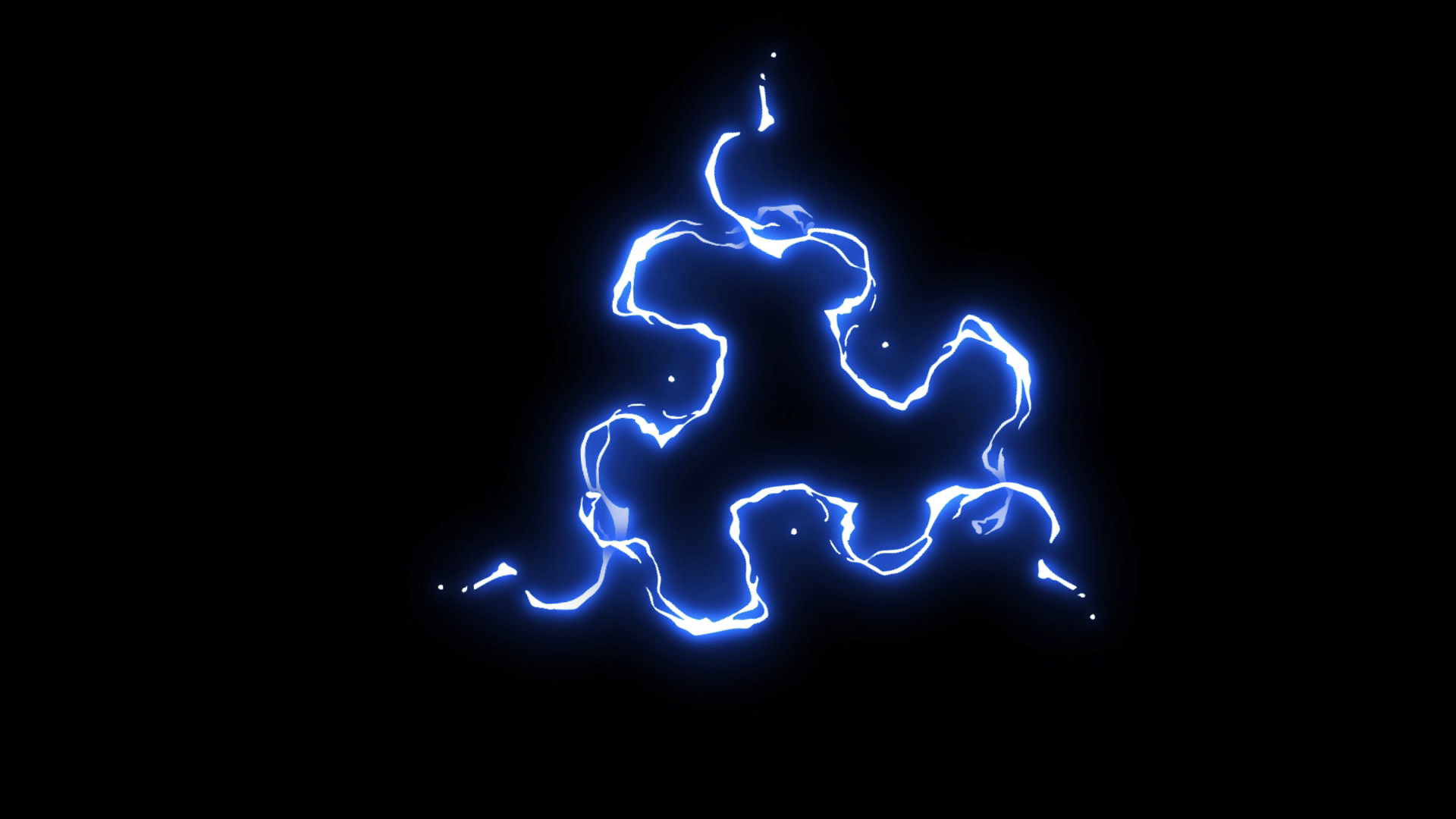 MG动画帅气电光元素装饰视频的预览图
