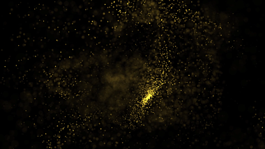 炫酷空间金色粒子动态背景AE素材视频的预览图