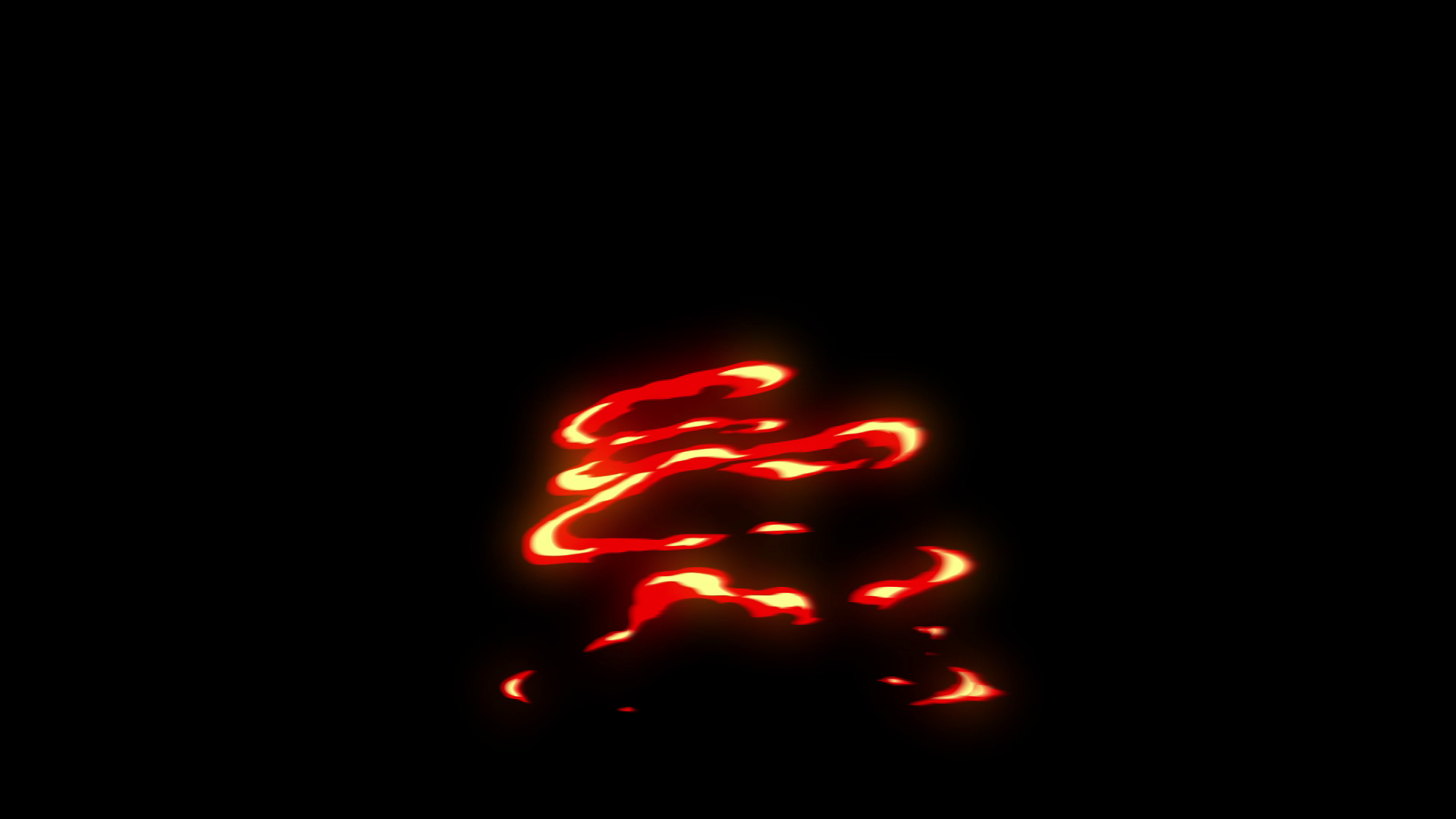 火焰MG动画透明通道效果元素视频的预览图