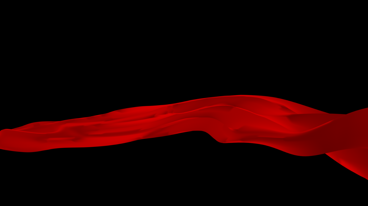 红丝带飘动后期透明通道素材视频的预览图
