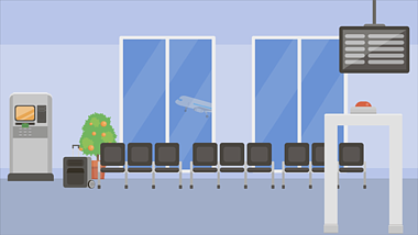 MG动画配件场景之机场候机视频的预览图
