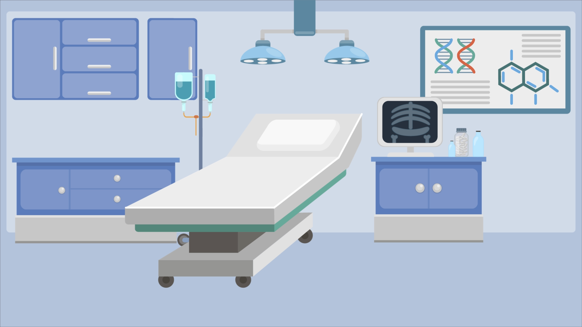 MG动画配件场景之医疗诊室视频的预览图