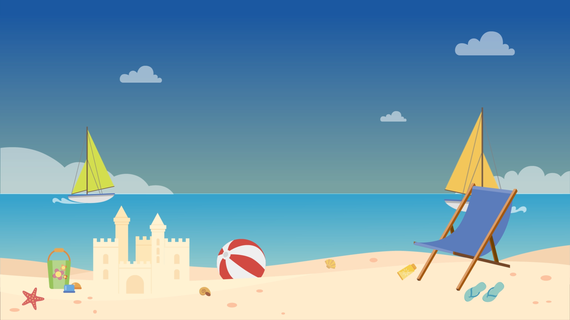 MG动画配件场景之海滩视频的预览图