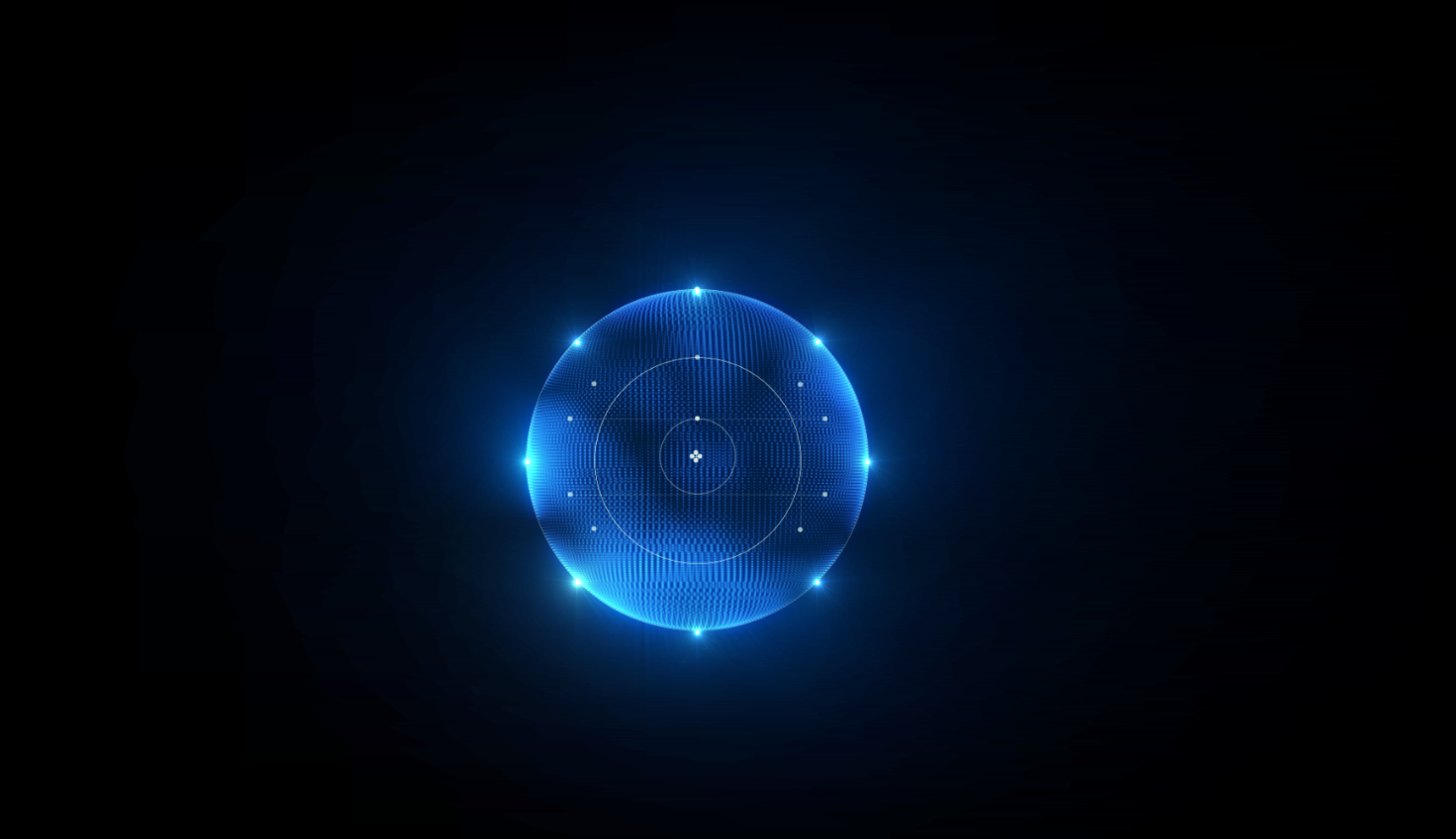 蓝色科技感光效动态后期特效素材视频的预览图