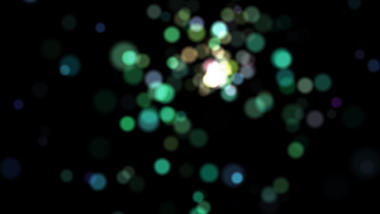 绚丽梦幻粒子闪烁游走带透明通道视频素材视频的预览图