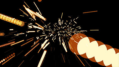 酷炫火花飞溅粒子光斑特效带透明通道视频的预览图