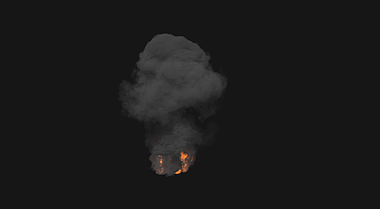 火焰烟雾爆炸动态影视特效视频的预览图
