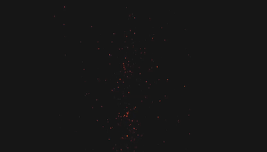 简洁红色火星粒子上升后期特效视频的预览图