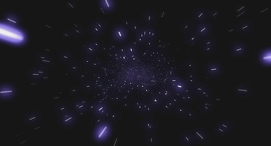 紫色穿越粒子光效后期素材视频的预览图