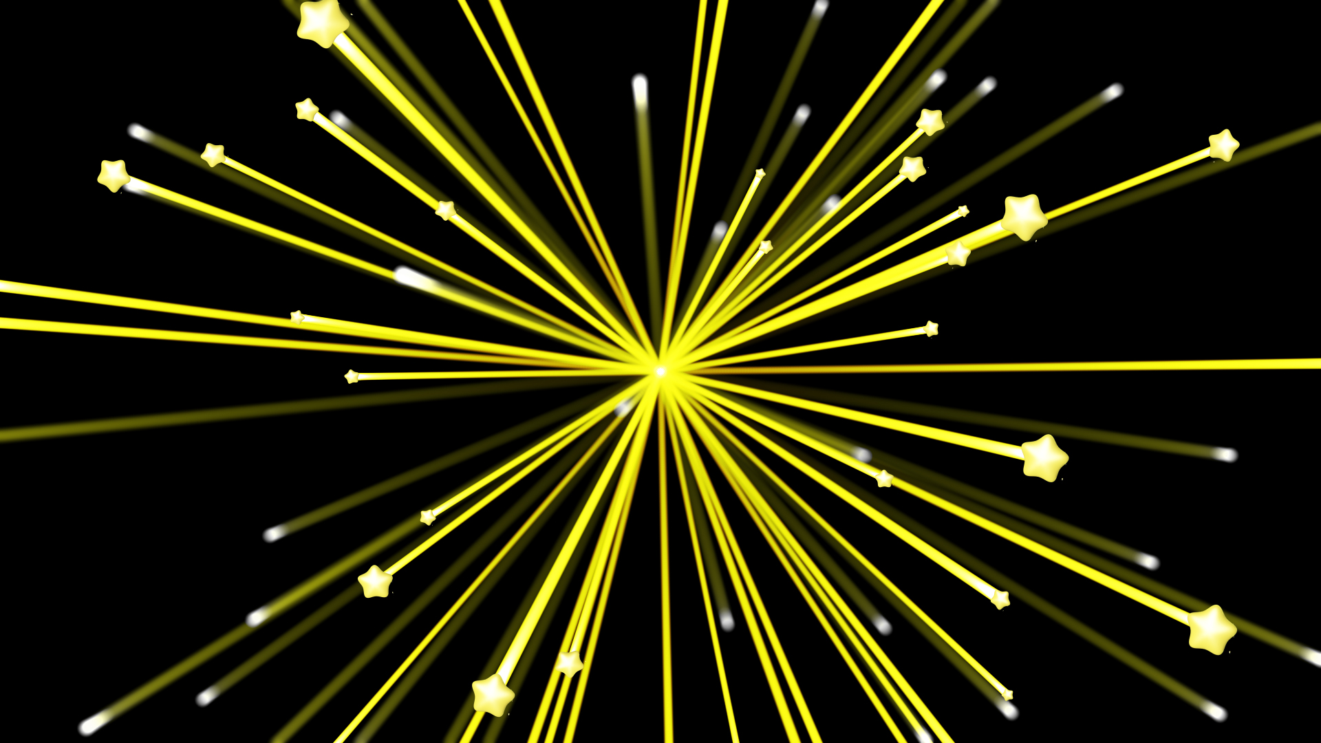 炫酷粒子星星光条生长带透明通道视频素材视频的预览图