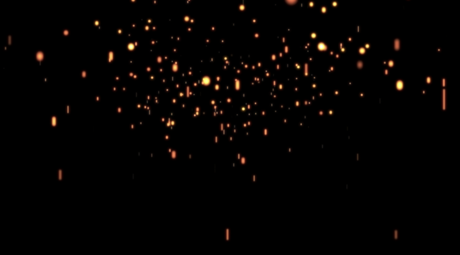 金色粒子加速下降后期特效带透明通道素材视频的预览图
