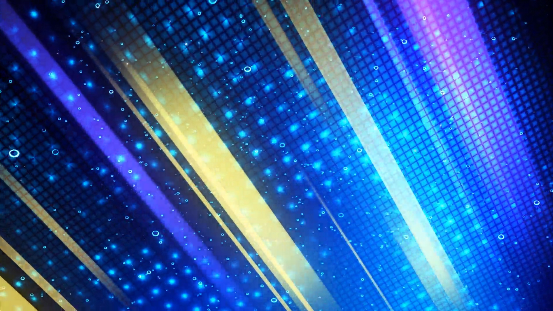 梦幻唯美蓝色格子晶格马赛克光效动态背景视频的预览图