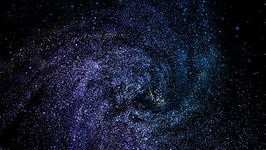 炫酷星空粒子旋转星云透明通道视频素材视频的预览图