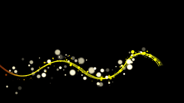金色粒子光斑光线装饰AE模板视频的预览图