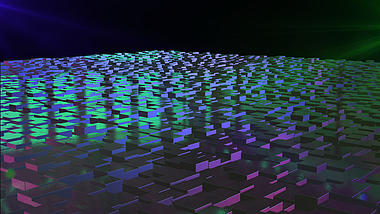 大气三维科技感金属立方阵列动态背景视频的预览图