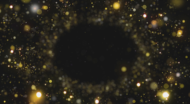 金色粒子飞入唯美大气展示动态粒子背景视频的预览图