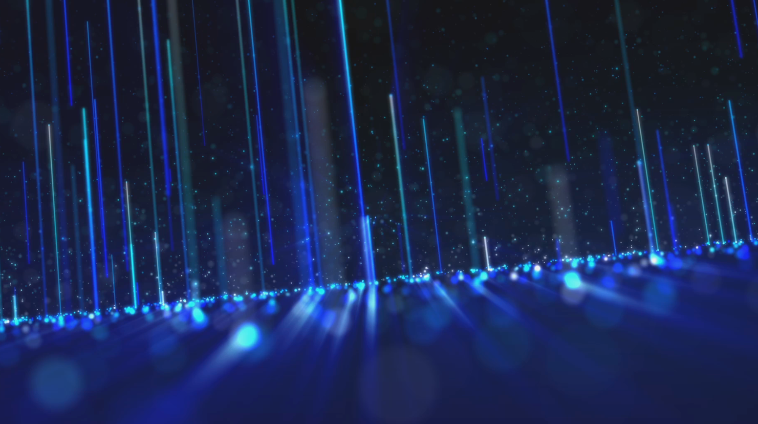 科技感蓝色光效粒子飞升效果动态背景视频的预览图