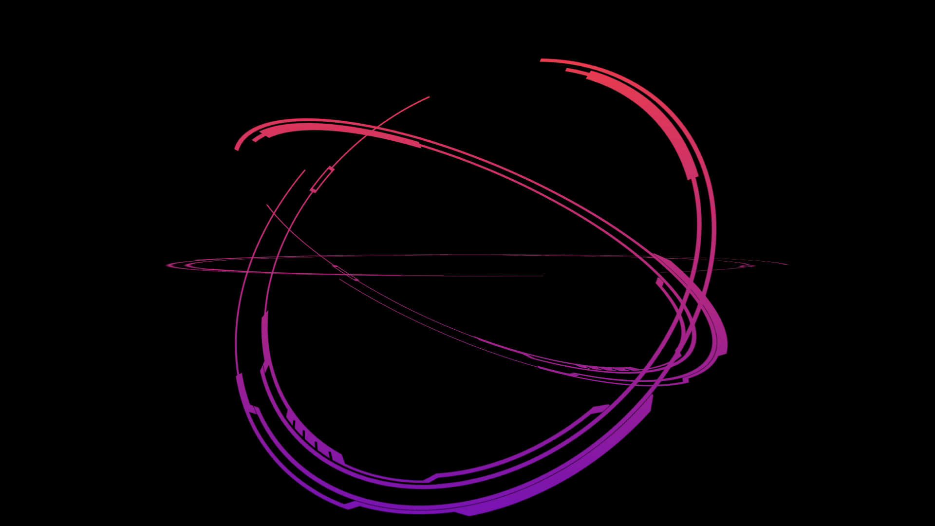 科技感立体圆环基础AE模板03视频的预览图
