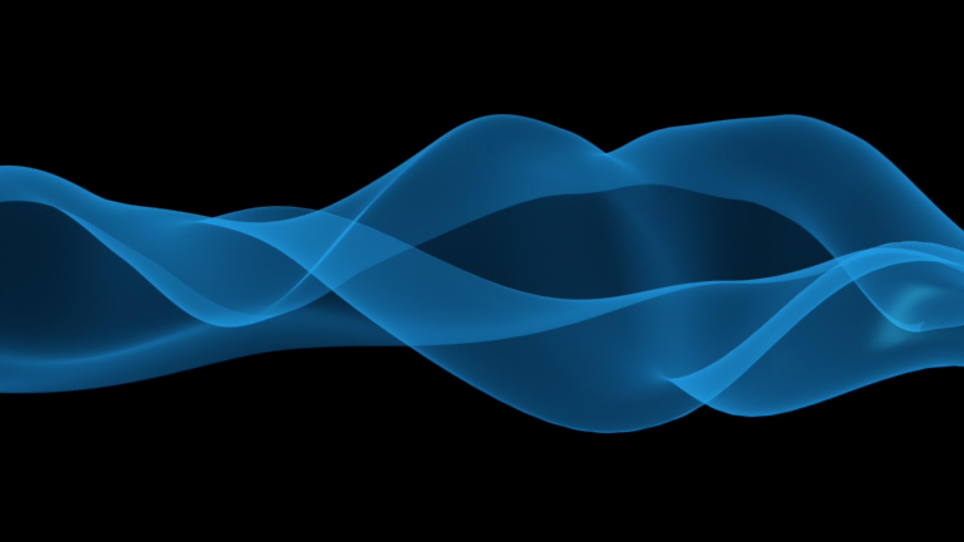 蓝色光效波纹ae模板视频的预览图