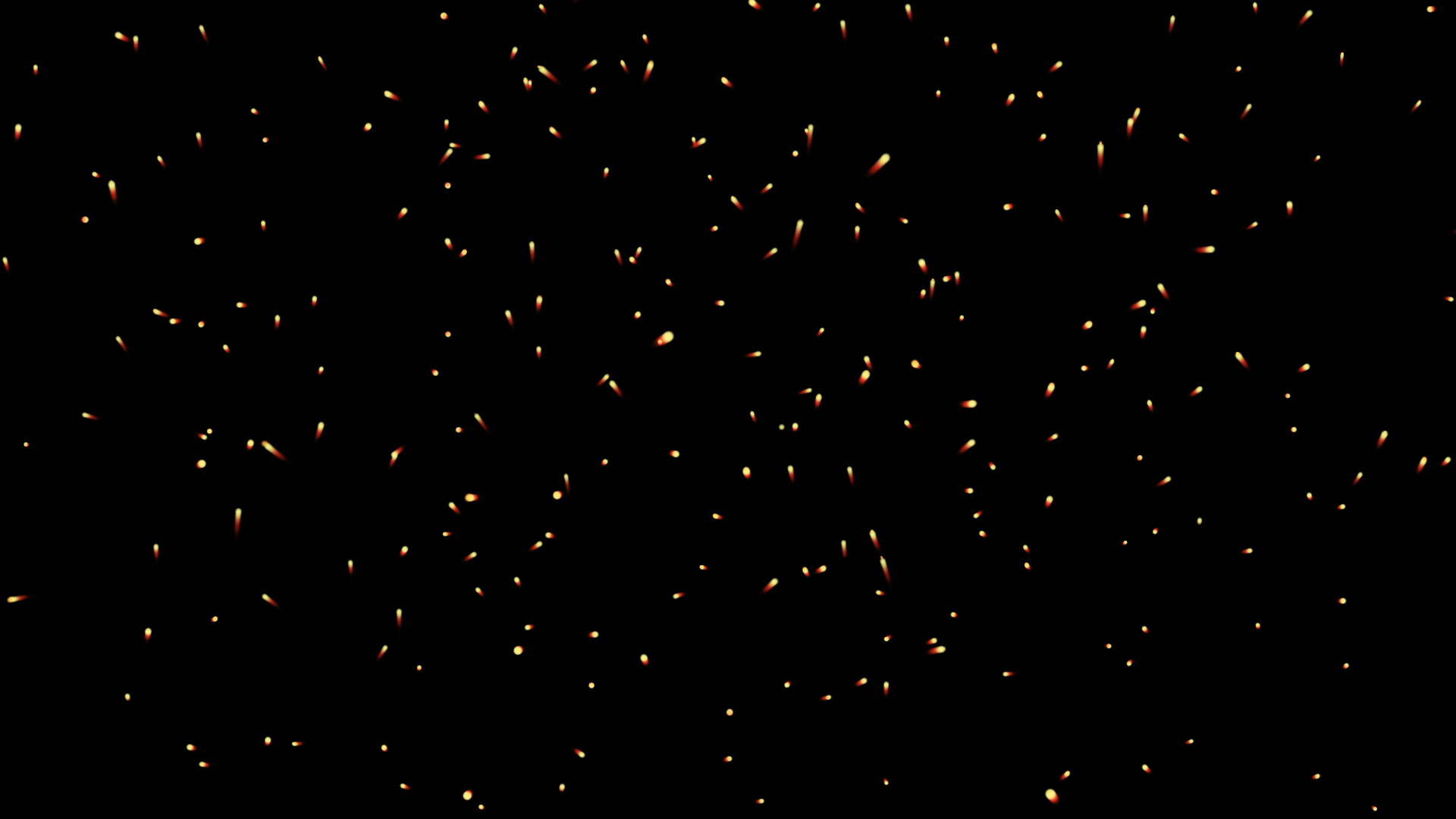 唯美金色粒子萤火虫飞舞透明通道视频素材视频的预览图