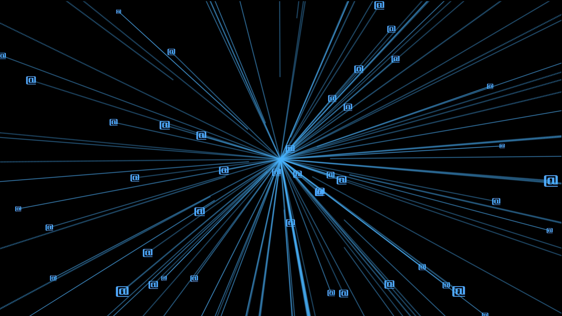 科技感互联网符号粒子发射动态背景视频的预览图