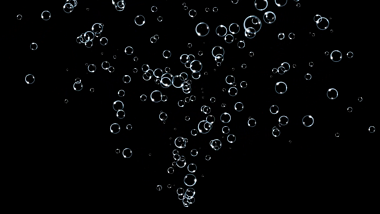 原创泡泡上升粒子发射AE模板视频的预览图