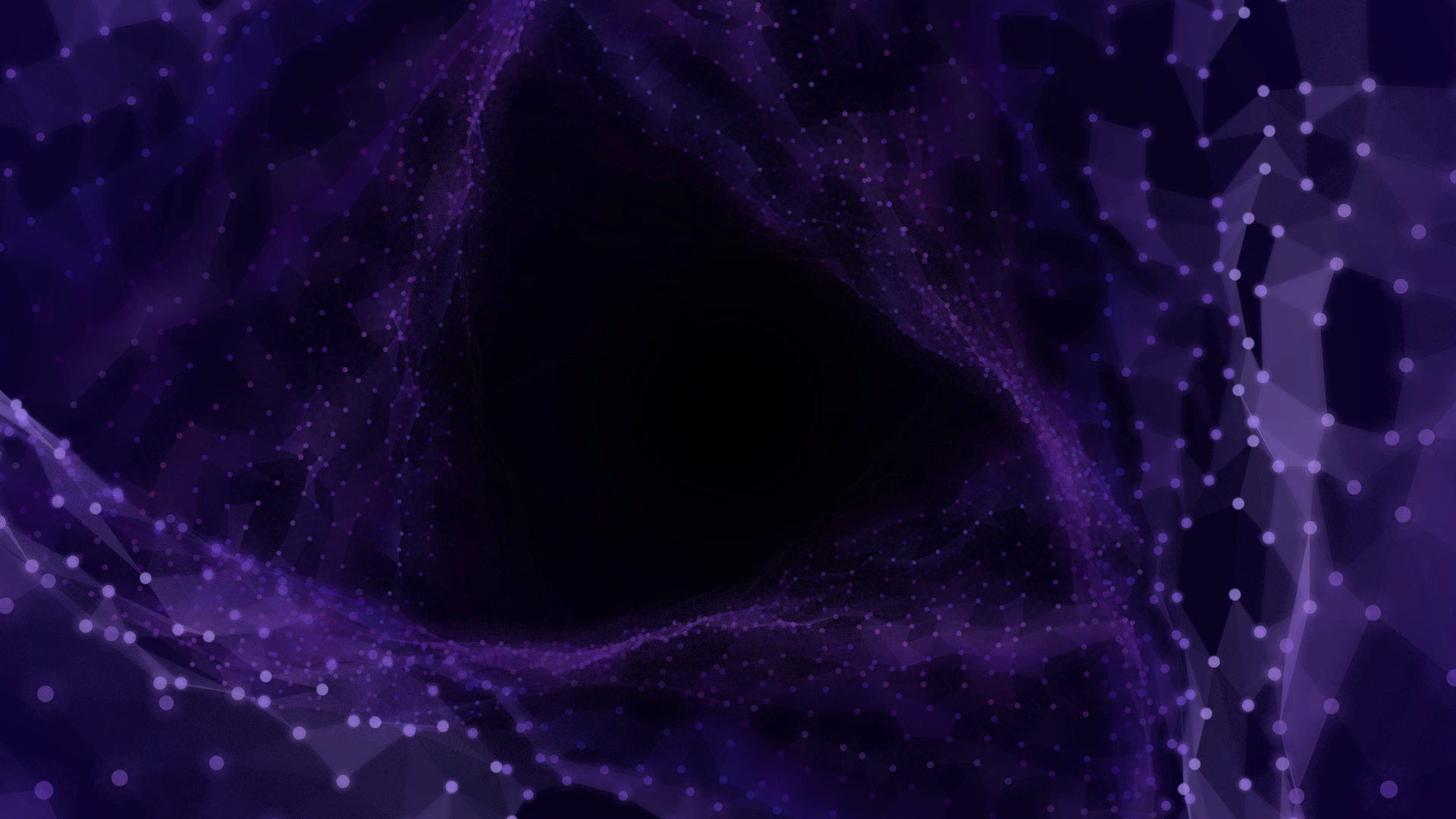 紫色科技感点线面空间粒子阵列动态背景视频的预览图