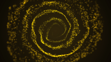 大气金色粒子螺旋动态背景视频的预览图