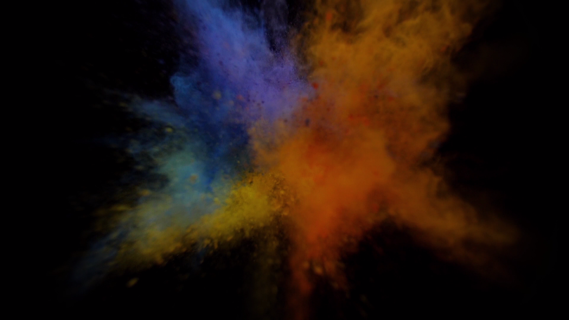 彩色粉尘装饰视频素材视频的预览图