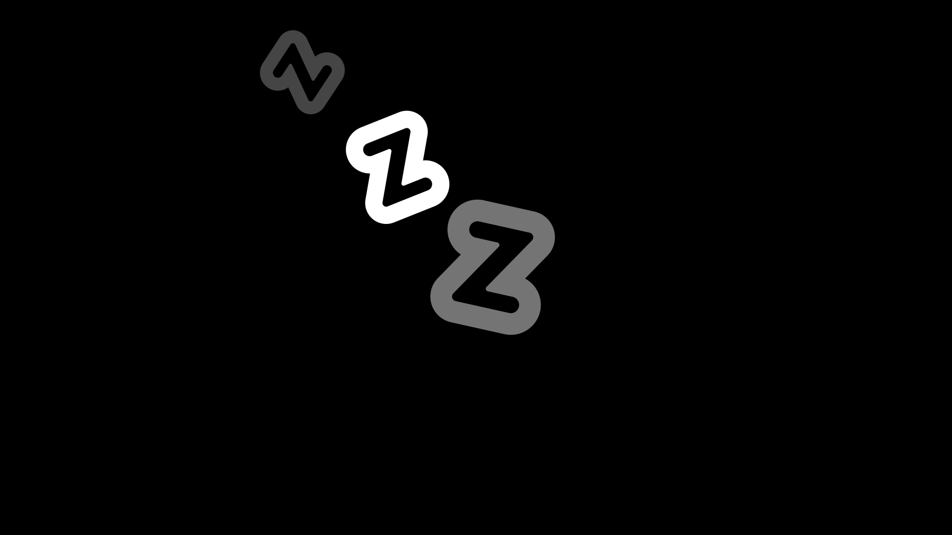 困倦睡觉瞌睡动画表情弹幕zzz视频的预览图