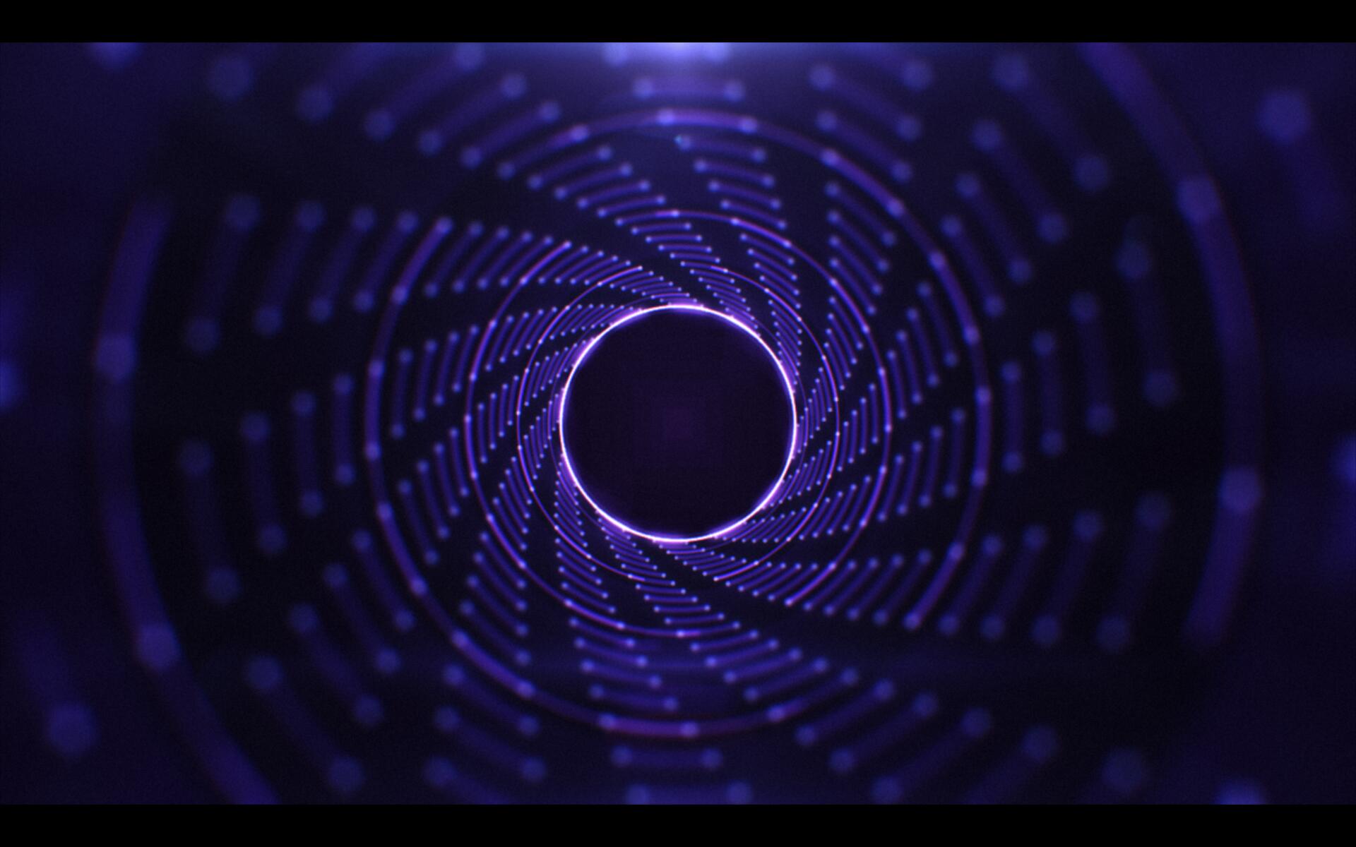 蓝色旋转大屏幕视频展示循环背景视频的预览图