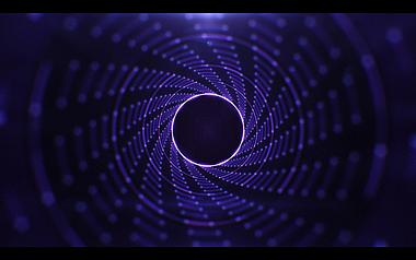 蓝色旋转大屏幕视频展示循环背景视频的预览图