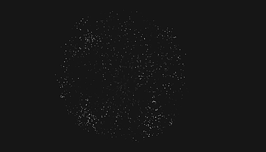 圆球喷射粒子漂浮AE挂件视频的预览图