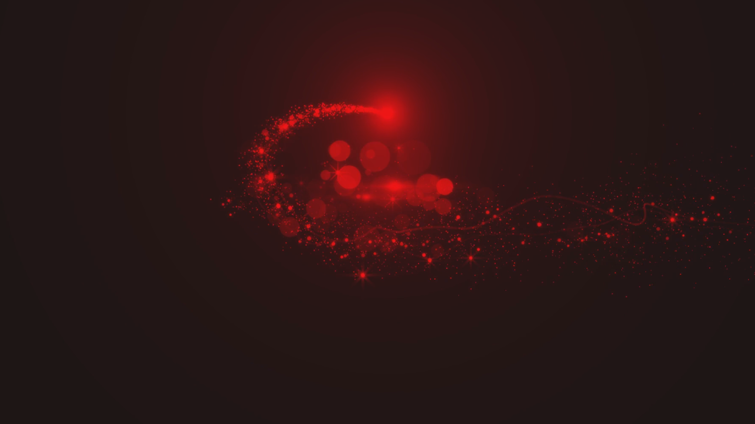 创意动态后期红色粒子飘舞内容应用视频的预览图