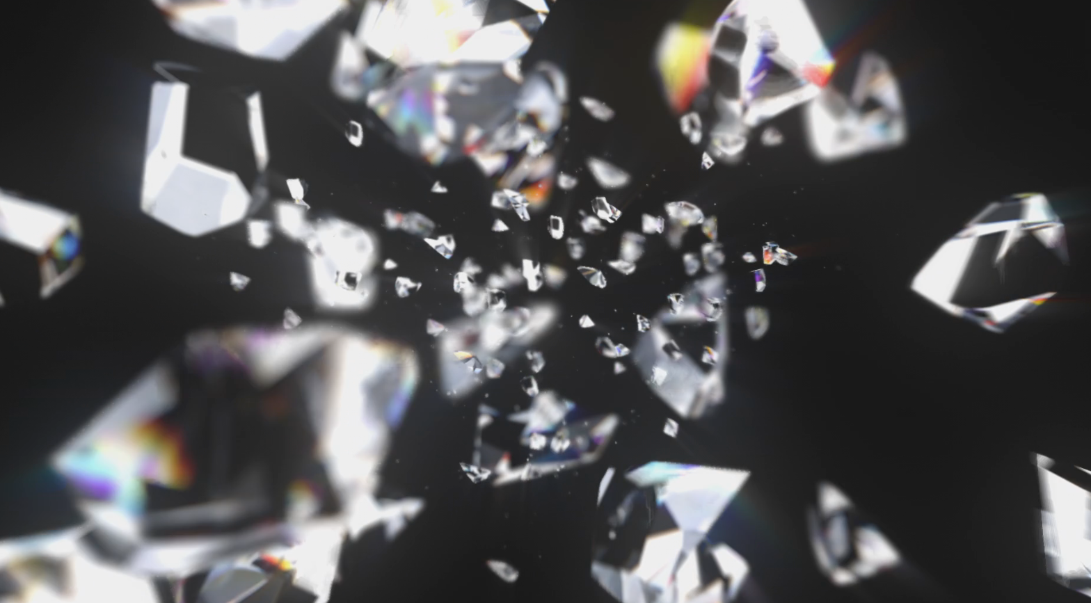 华丽钻石爆开效果后期应用视频的预览图