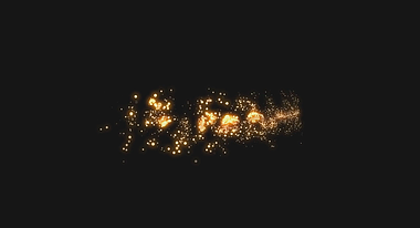 金色动态粒子遮罩后期演绎视频的预览图