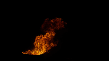 影视后期地面着火火焰元素视频的预览图