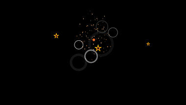 可爱星星小球后期动画ae模板视频的预览图