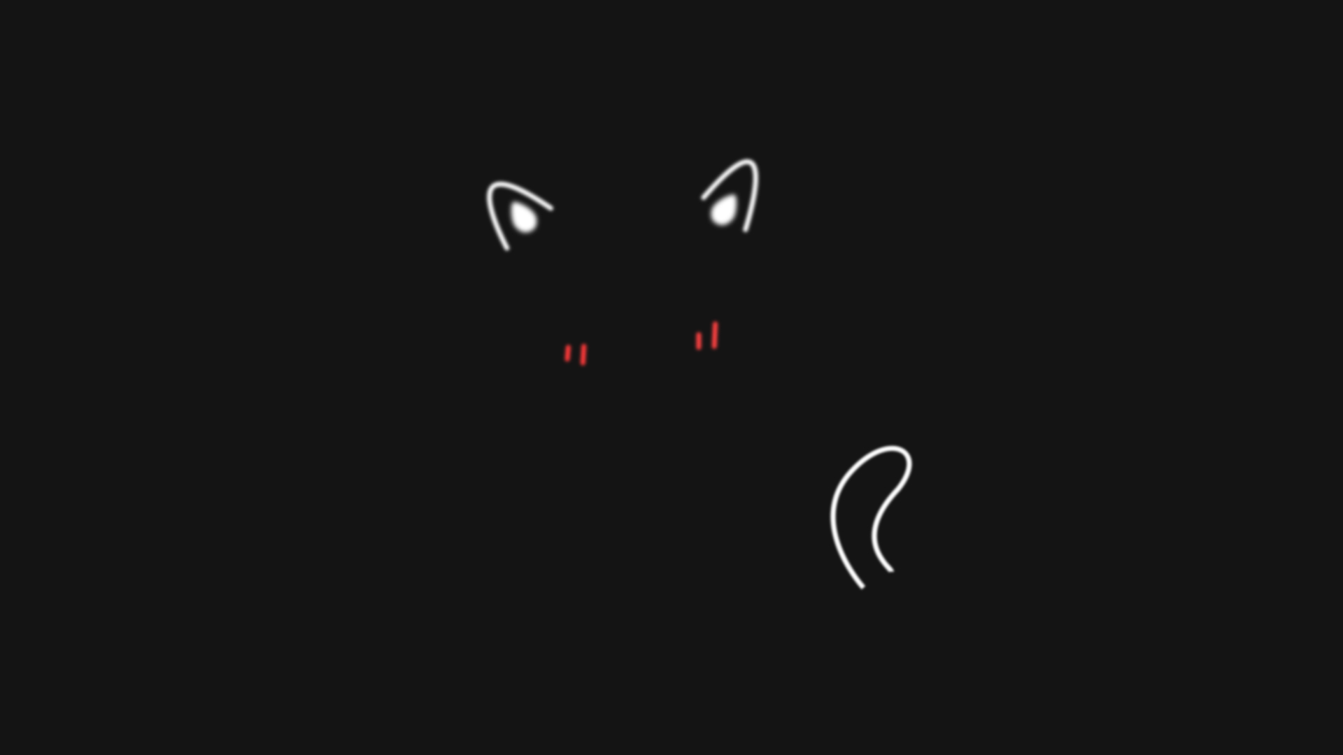 可爱线条猫耳朵综艺栏目包装视频的预览图
