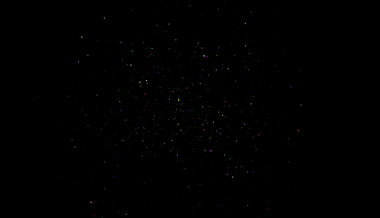 炫彩粒子爆开后期应用效果演绎视频的预览图
