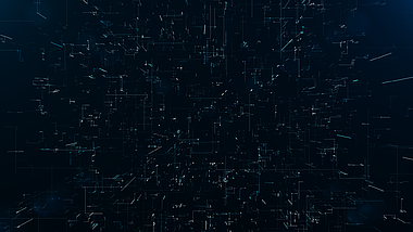 蓝色科技感线条交错流动动态背景素材视频的预览图