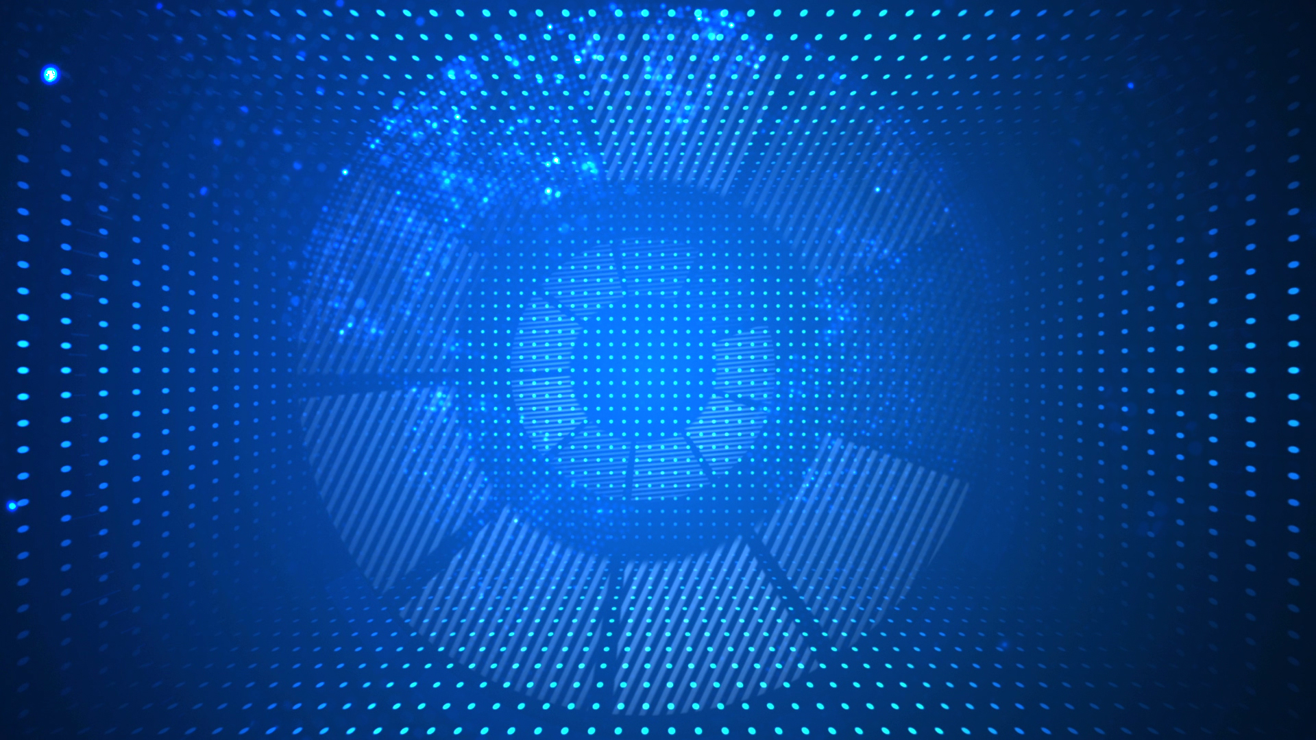 三维科技蓝色背景ae模板视频的预览图