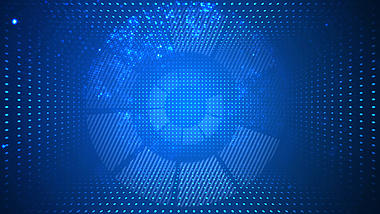 三维科技蓝色背景ae模板视频的预览图