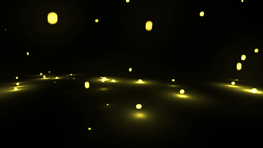 大气金色粒子掉落装饰视频视频的预览图