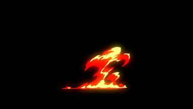 创意MG动画火焰元素特效视频的预览图