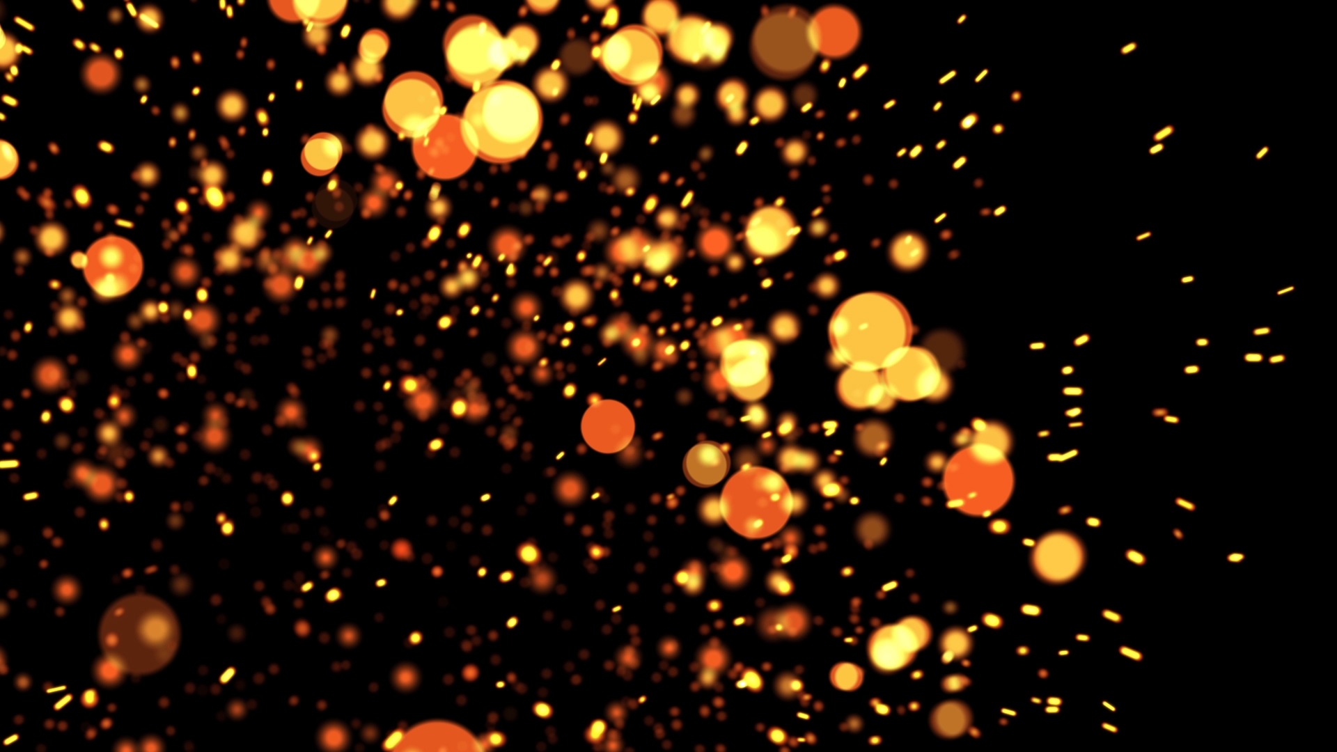 唯美金色粒子光斑爆发透明通道视频素材视频的预览图