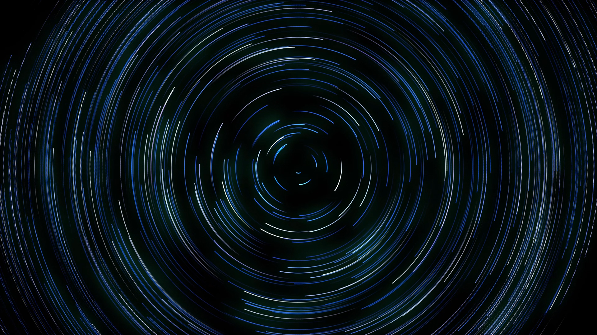 蓝色星轨旋转特效展示视频视频的预览图