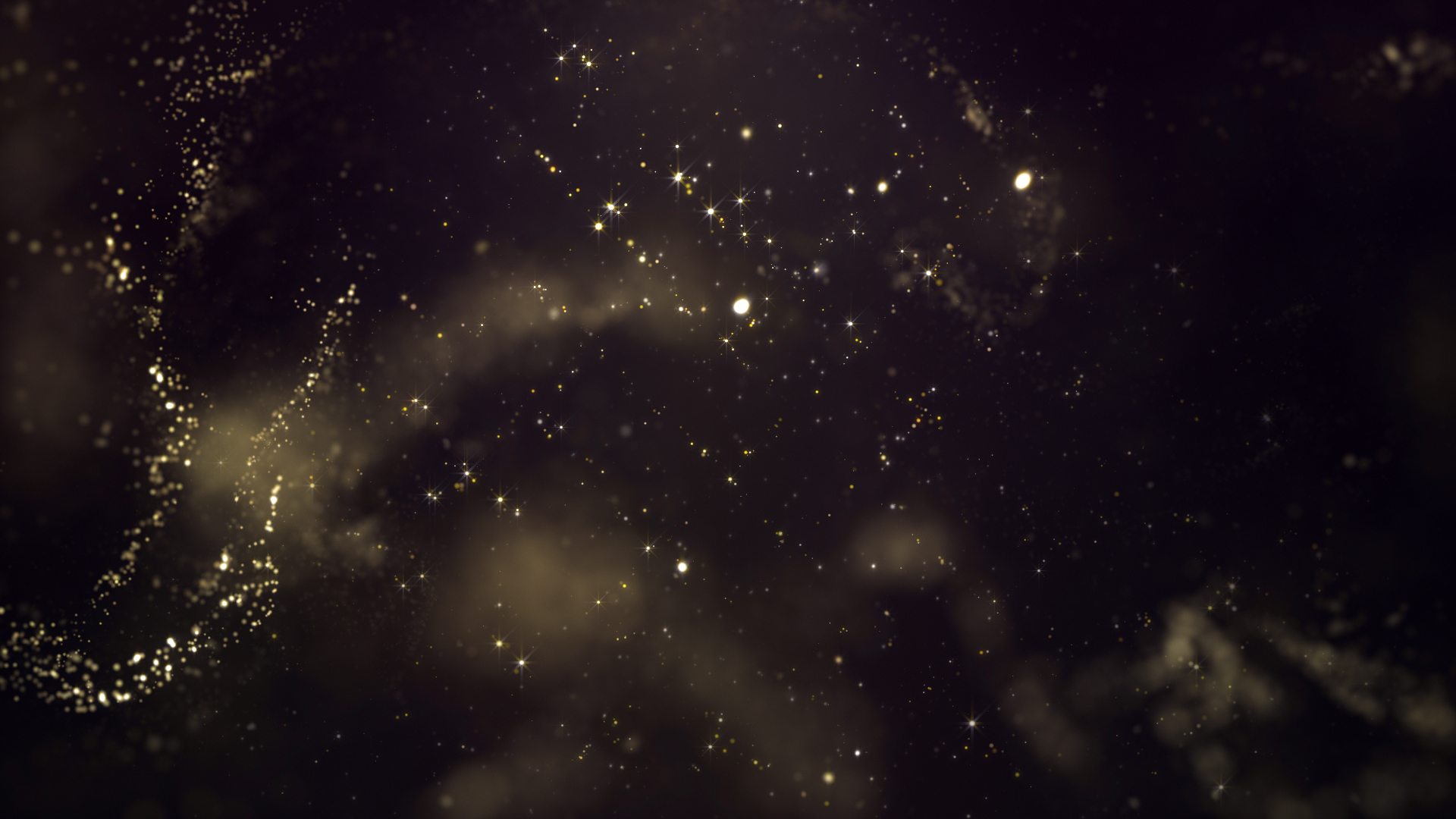 大气金色粒子光效转场背景视频视频的预览图